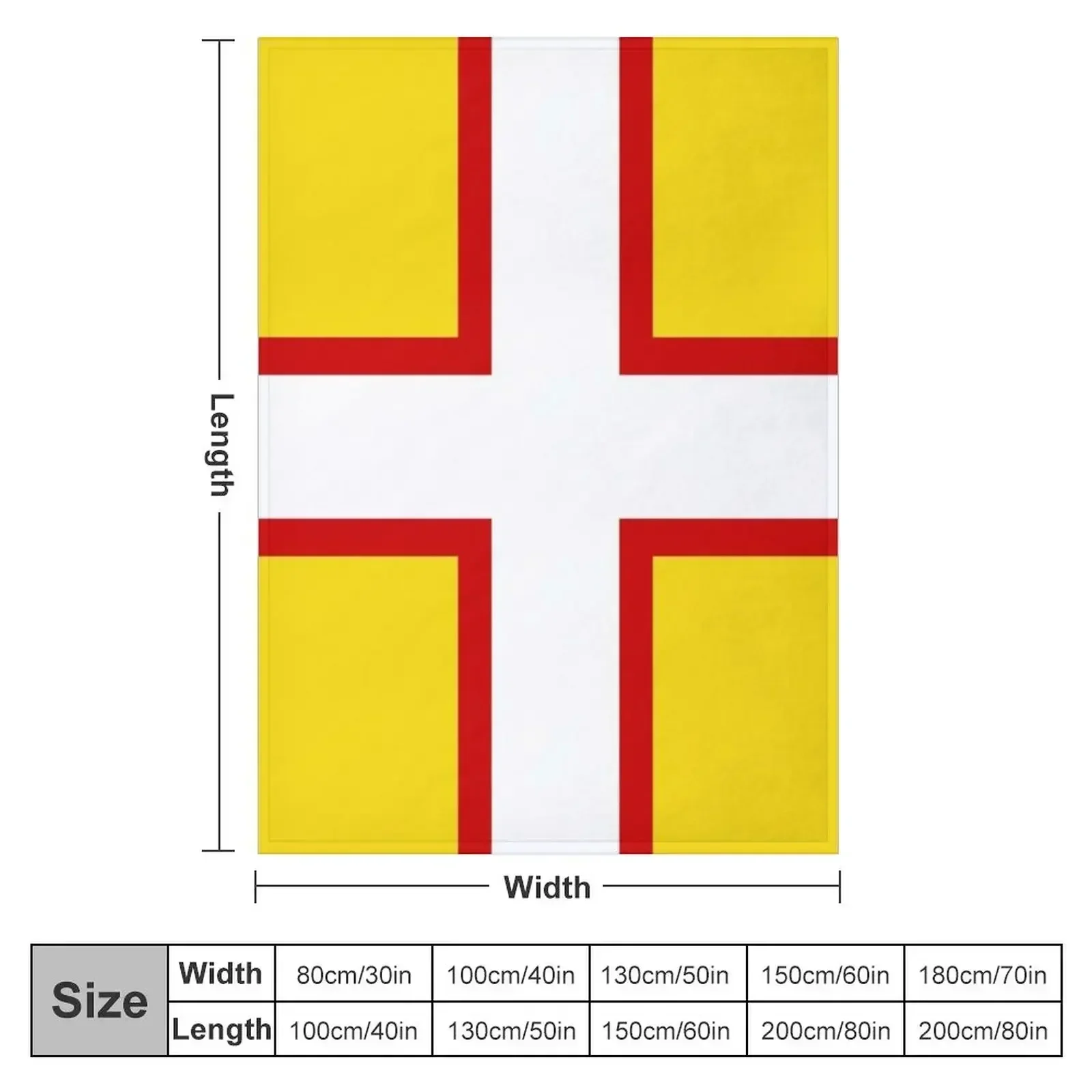 FLAG OF DORSET ENGLAND Throw Blanket manga Custom Bed Fashionable wednesday Beautifuls Quilt Blankets