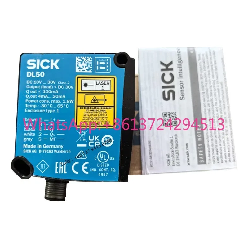 

1048418 DL50-P2225 Delivery Time: 3-5 Weeks Laser Sensor DL50-P1123 （1047361） original