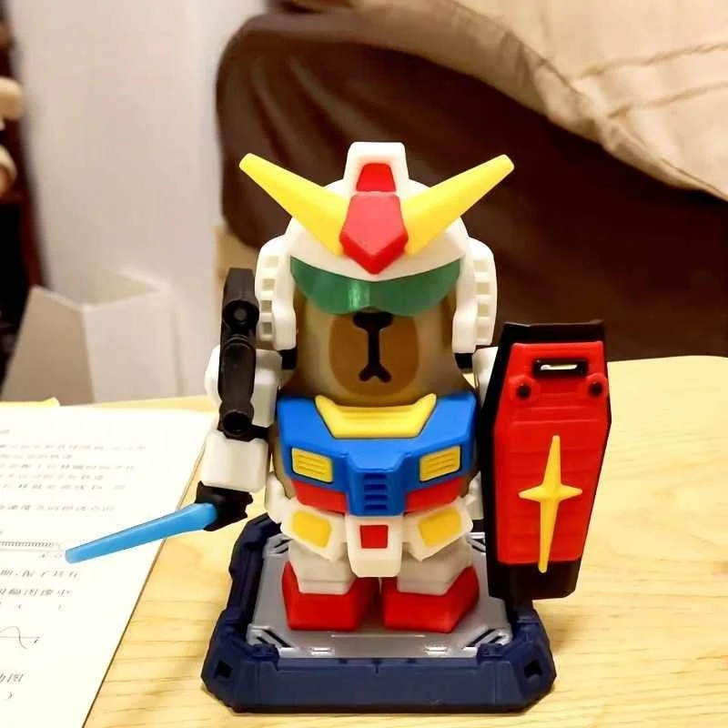 

New capybara Rx-78-2 Assembly Model Movable Joints Magnetic Decorations For Dwarves Robot Mecha Kits Models toys Gifts