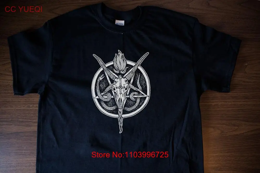 Pentagram punk goth occult black metal T-Shirt by Mike Vivisector