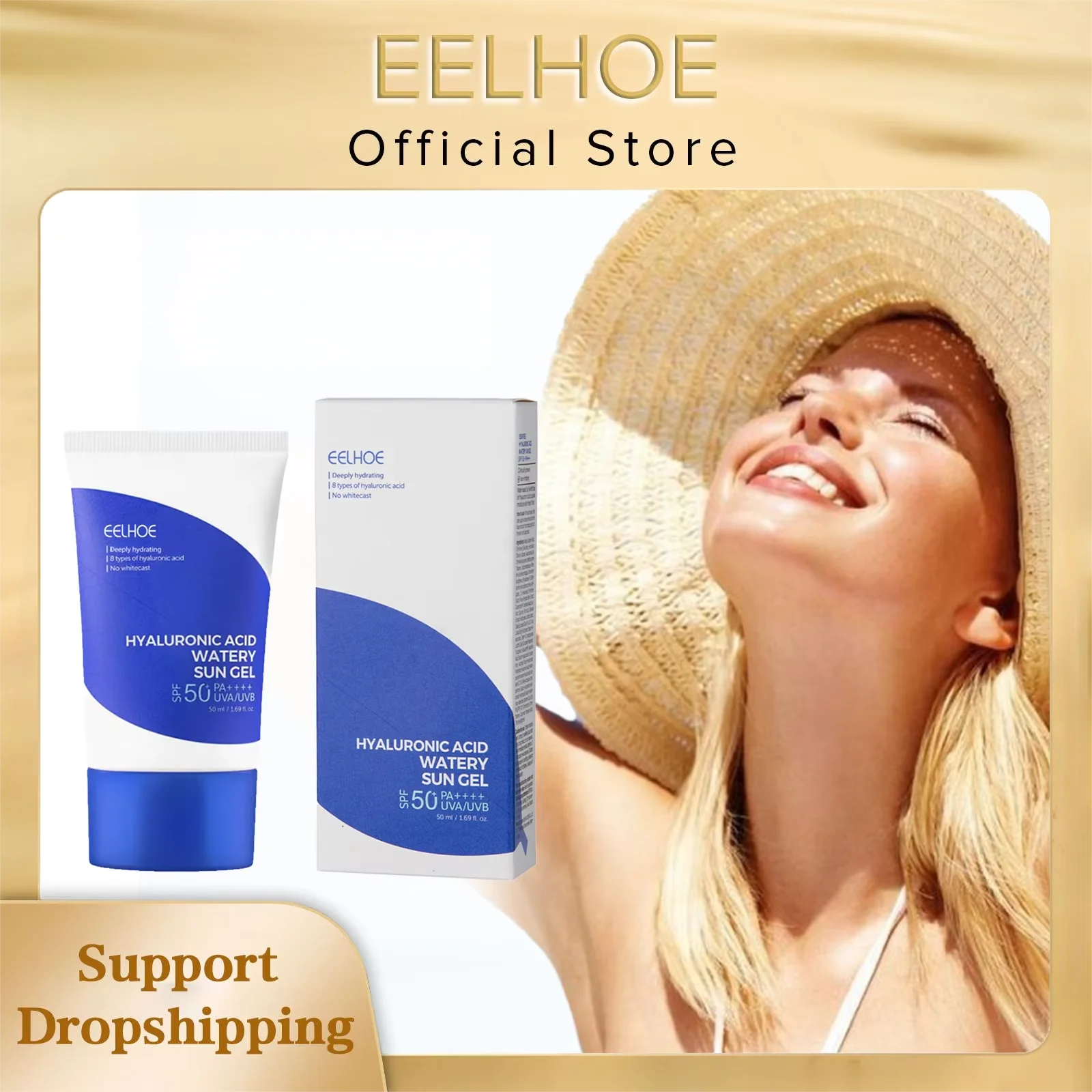 Facial Body Sunscreen SPF50 Sunblock Skin Protective Cream Anti Dryness Sunburn Soothing Redness Oil Control Whitening Sun Cream