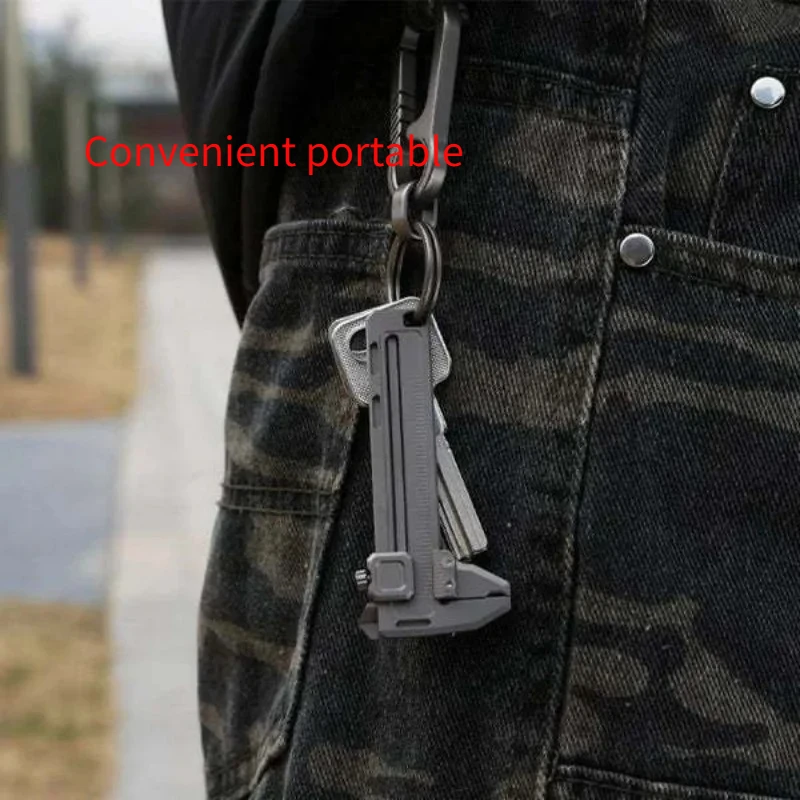 Outdoor Multifunctional Mini Caliper Tool Portable Portable Camping Hiking Survival EDC Keychain Tool - Image 3