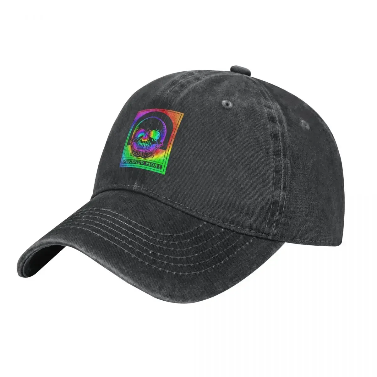 Memento Mori Skull Witchy (Tie Dye) Cowboy Hat Visor Thermal Visor New Hat Hat For Man Women'S