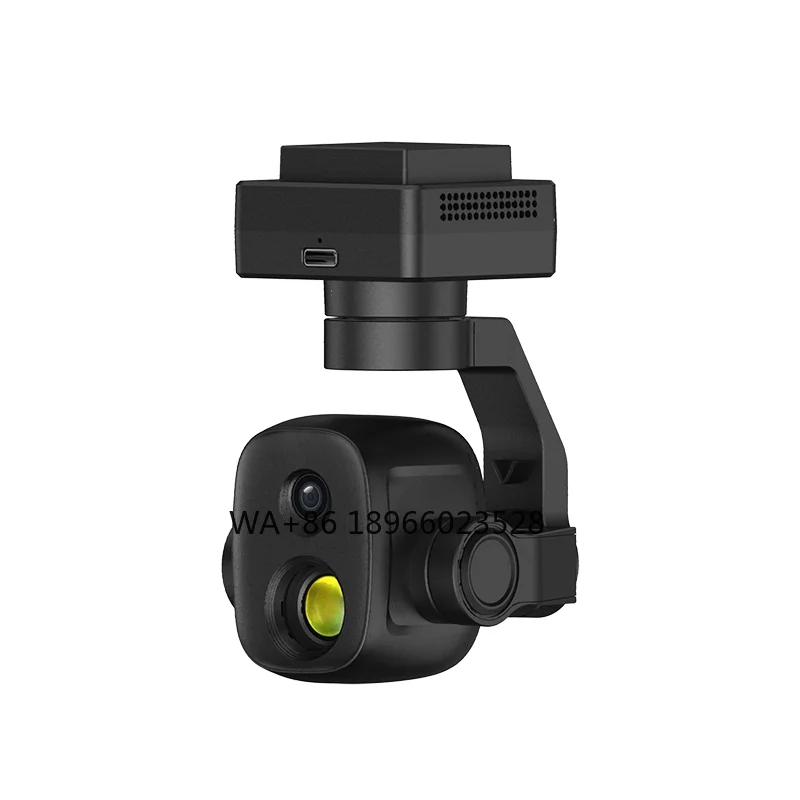 ZT6 Mini Optical Pod Dual Sensors 4K 8MP 6X Digital Zoom Gimbal   3-Axis Stabilizer for UAV UGV USV Pod Payload