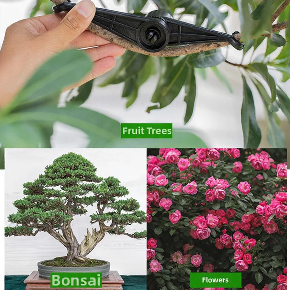 8Pcs Fruit Tree Branch Trainer Clips for Plant Training and for stem Direction Control with 360 Degree Adjustable Rotation