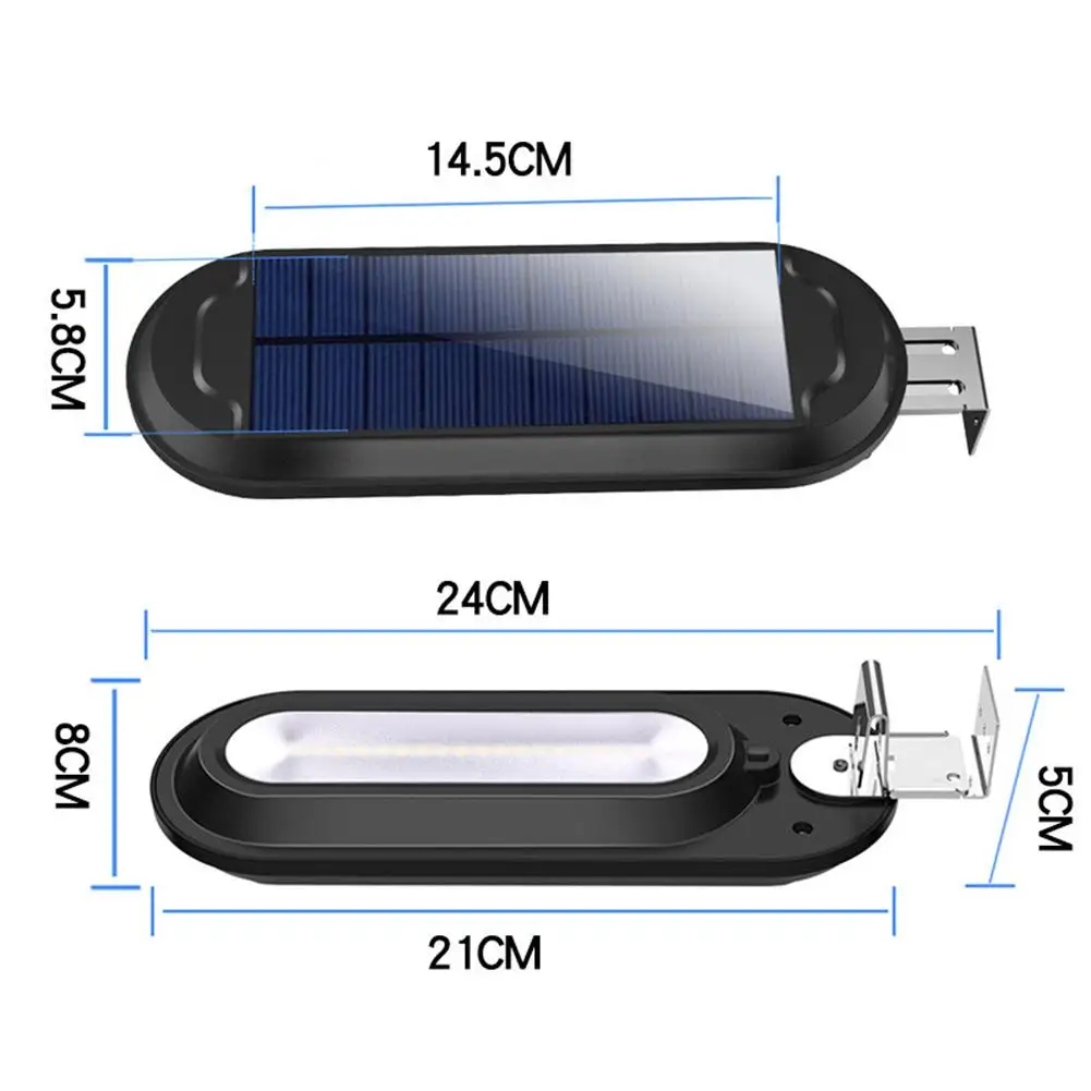 Lampada solare impermeabile 18LED lampada da parete per esterni a lunga luminosità di grandi dimensioni lampada da parete per giardino, cortile, terrazza, recinzione stradale