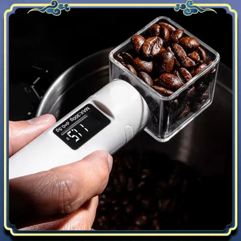 Latest Precision Coffee Measuring Spoon With Integrated Digital Scale,LCD Display,Removable Portable Coffee Measuring Spoon