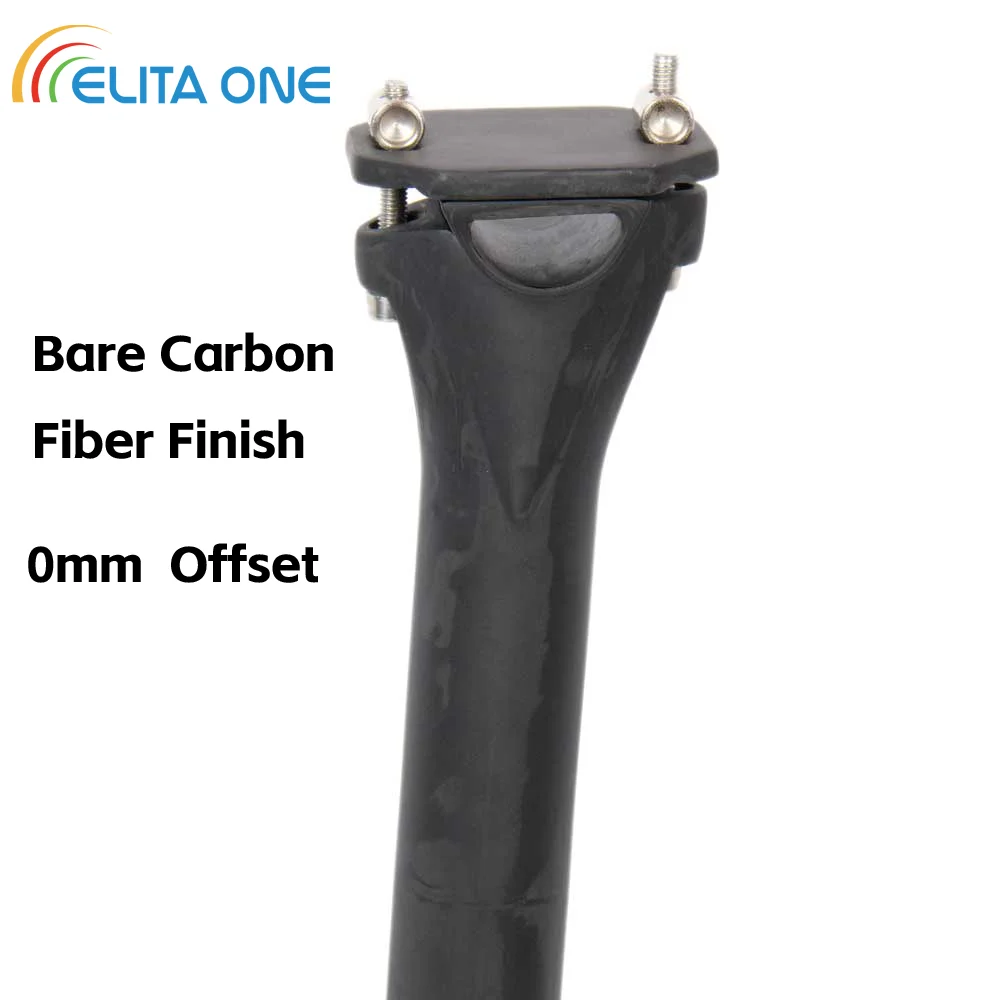 elitaone Carbon Seat post MTB/Road Bike Seatposts Ultralight 150g Carbon seat tube 63D-UD