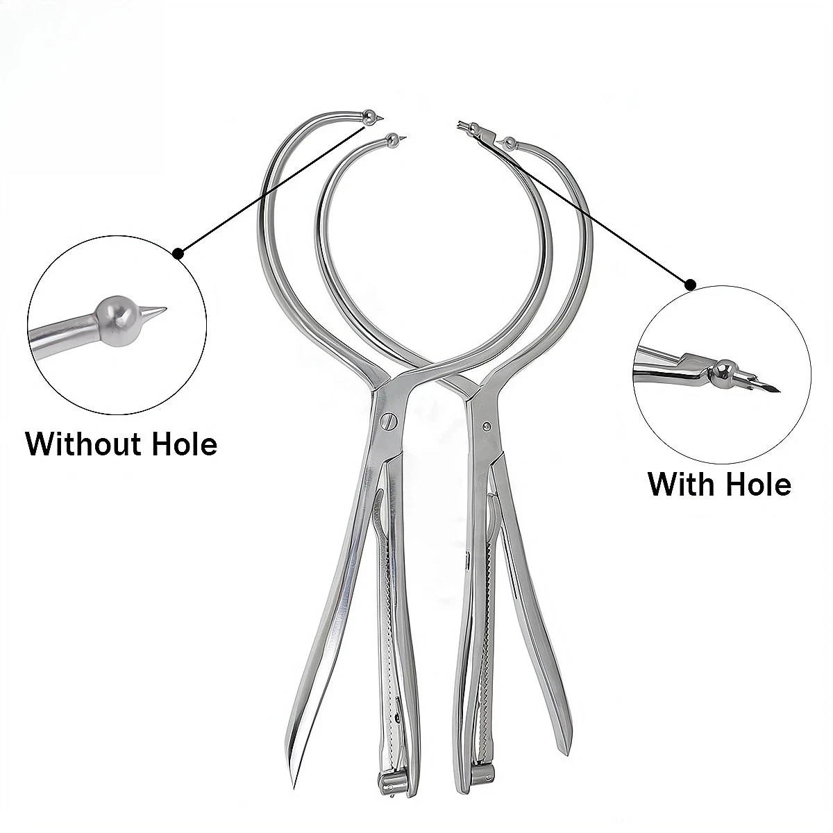 Tibial Plateau-Forcep  reducción, instrumento quirúrgico ortopédico