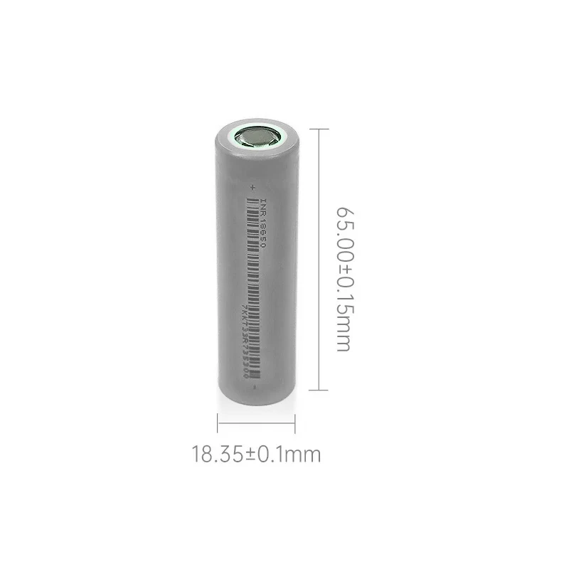 PURFIELD ICR18650 Rechargeable Battery 3.7V 2500mAh Li-ion Battery Cell for Power Tool Battery Flashlight Solar light