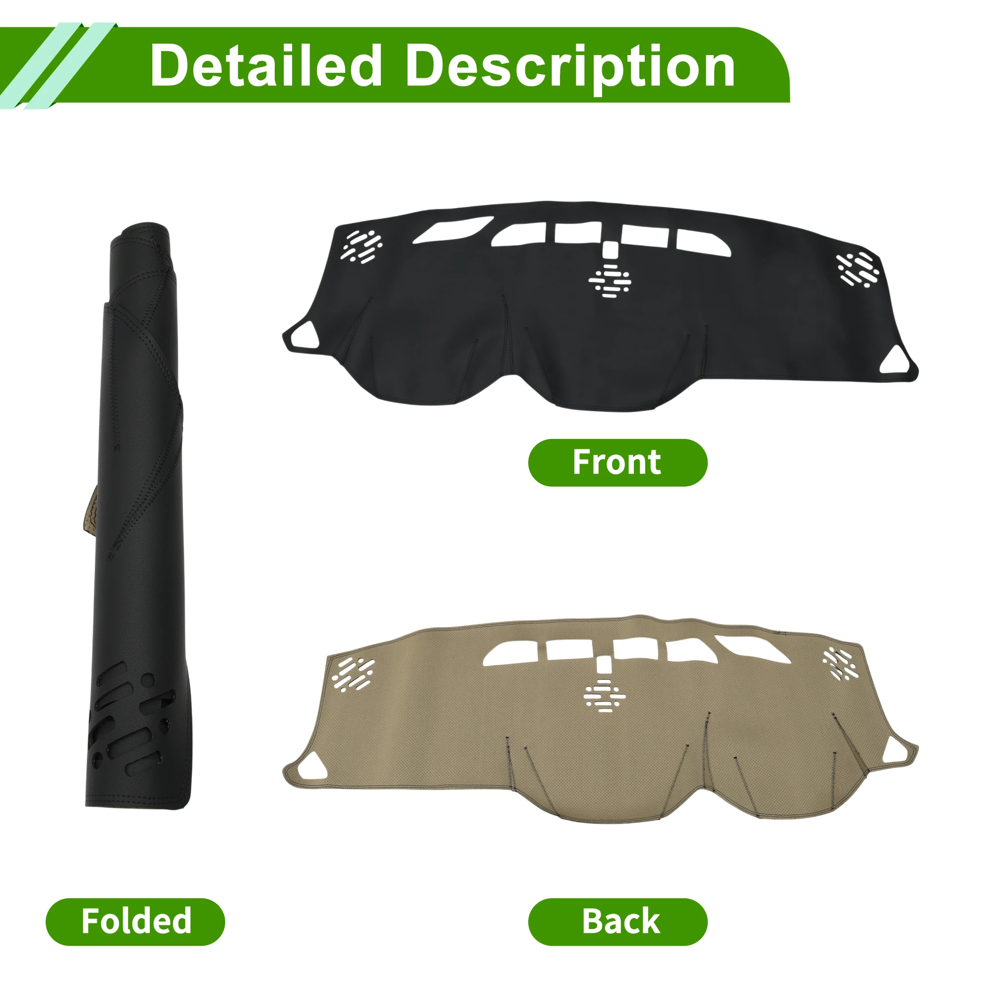 

UXCELL чехол на приборную панель для Chevrolet Traverse 2018-2023, коврик для приборной панели, ковер, центральная консоль, коврик для приборной панели, салон автомобиля