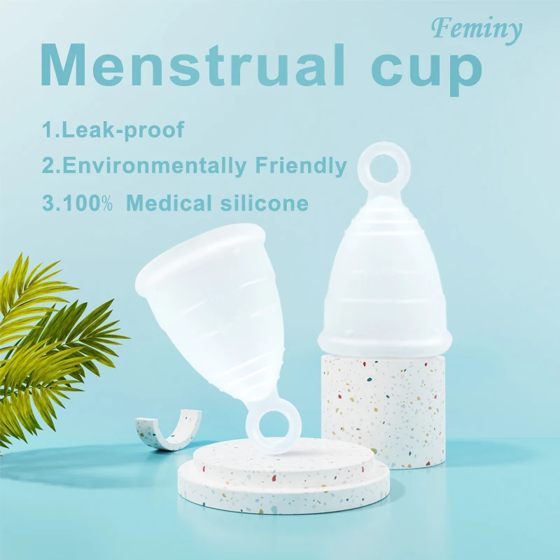 1 PCS Feminy Women\'s Vagina Hygiene Menstrual Collector Menstruation Reusable Large Capacity Medical Silicone Certified Menstrua