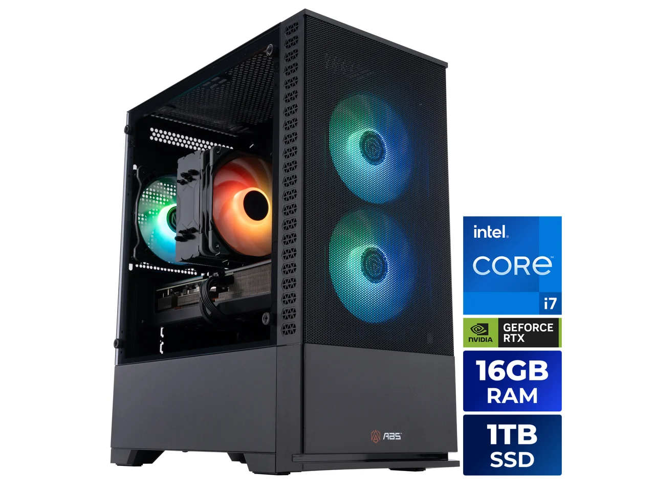 Pc Gaming Intel Core I7 - ABS Cyclone Aqua Prebuilt Gaming PC
