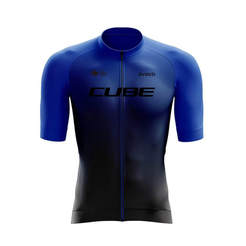 Rvouei Cube Team Schnell Trocknend Radfahren Jersey Set Sommer Kleidung MTB Bike Uniform Maillot Ropa Ciclismo Hombre Fahrrad Anzug