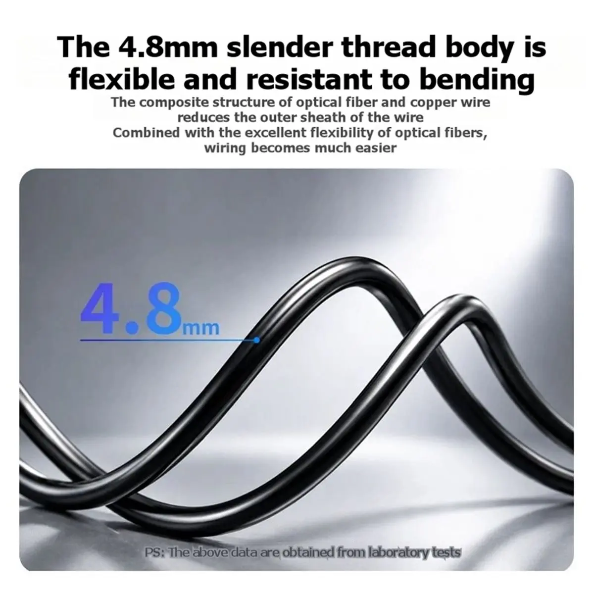 8K -Compatible 2.1 Fiber Optic Cable 8K 60Hz 4K120Hz 48Gbps for TV Monitor Projector 10M