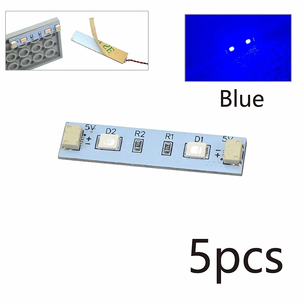 DIY 0,8mm Pin 0,73 CM X 3,1 CM 3M Doppelseitige LED Fernbedienung Baustein Blitz Lampe stadt Straße Licht Lampe Ziegel