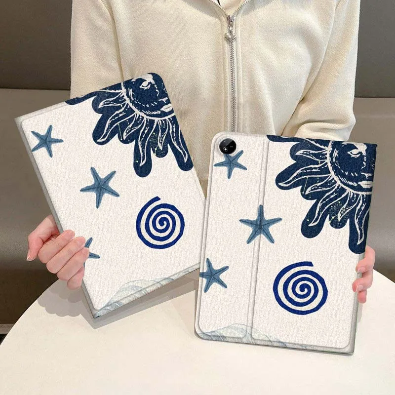 

Retro Fresh Art Pattern For Vivo IQOO Pad2 Pad3 Pad5 Air SE Pro 12.1 12.3 13 11.5 11 inch Tablet Case