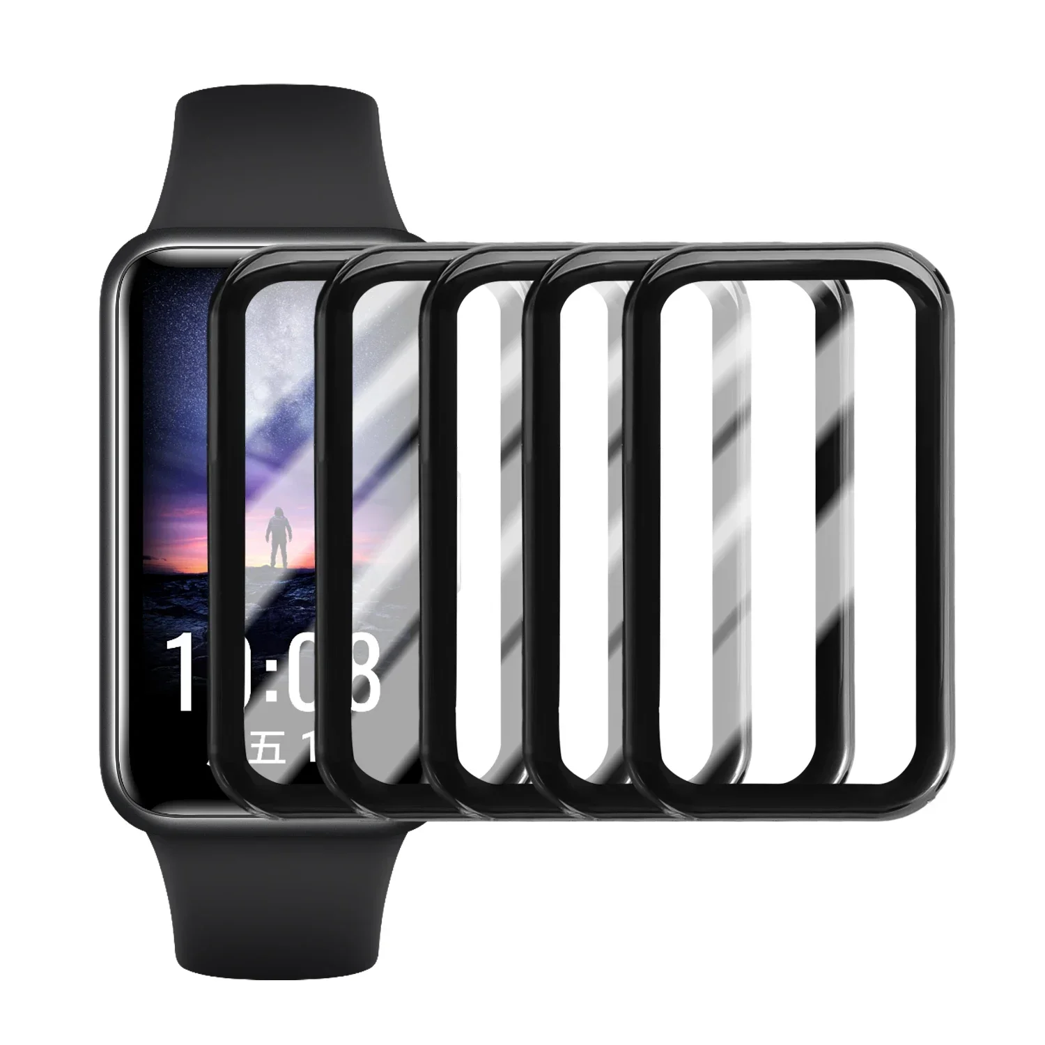 3D Coverage Protective Film For Xiaomi Band 8 Active Screen Protector Soft TPU Watch Films For Xiaomi Band 8 Active Accessories view 6