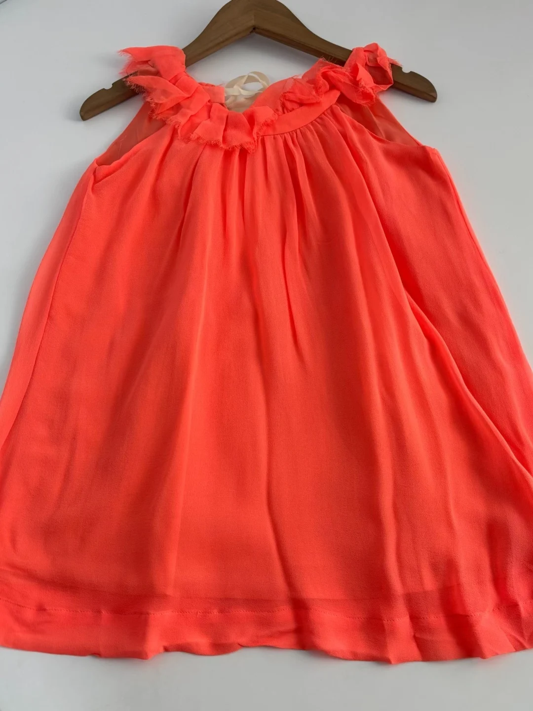 

Шелковый шифоновый топ с круглым вырезом для женщин, летний, однотонный, для повседневной носки, прямого кроя, из шелковистой ткани