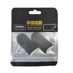 Slevee de dedos para juegos para PUBG, funda de pulgar para teléfono móvil, transpirable, antideslizante, sensible al sudor, 1 par