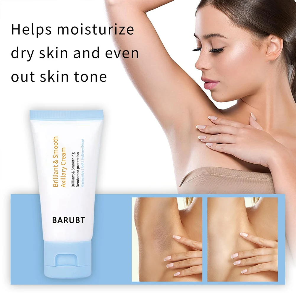 

30g Natural Brightening Deodorant For Dark Underarms Body Private Parts Whitening Cream For Knee Elbow