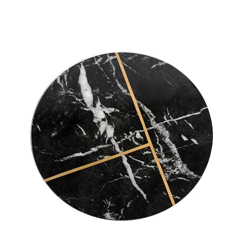 

Marble pattern tray, European retro living room bedroom supplies soft decoration, home decoration wholesale