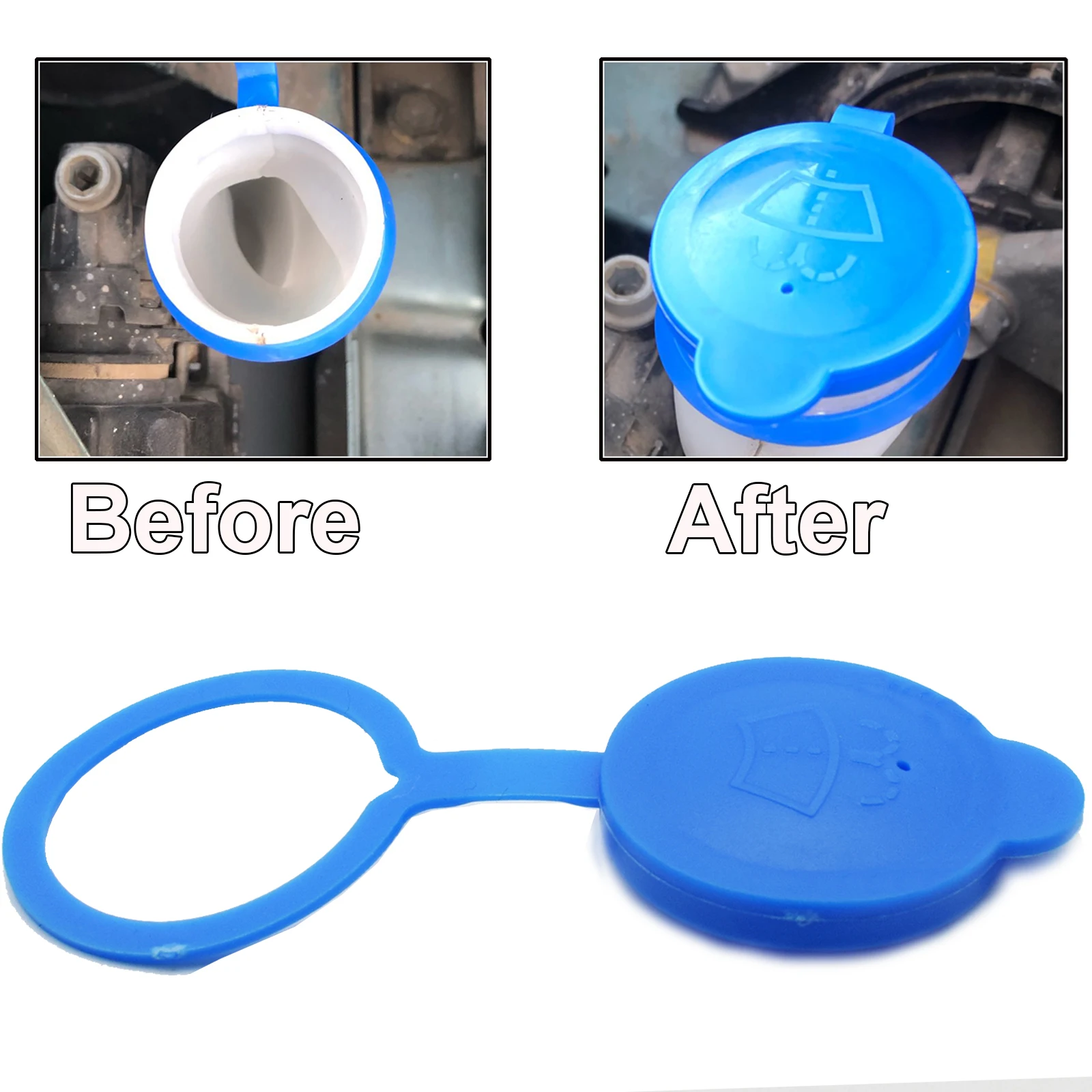 Tapa de botella de depósito de líquido para limpiaparabrisas de coche 38451-77J00 para Suzuki Swift SX4 Styling 2006 2007 2008 2009 2010
