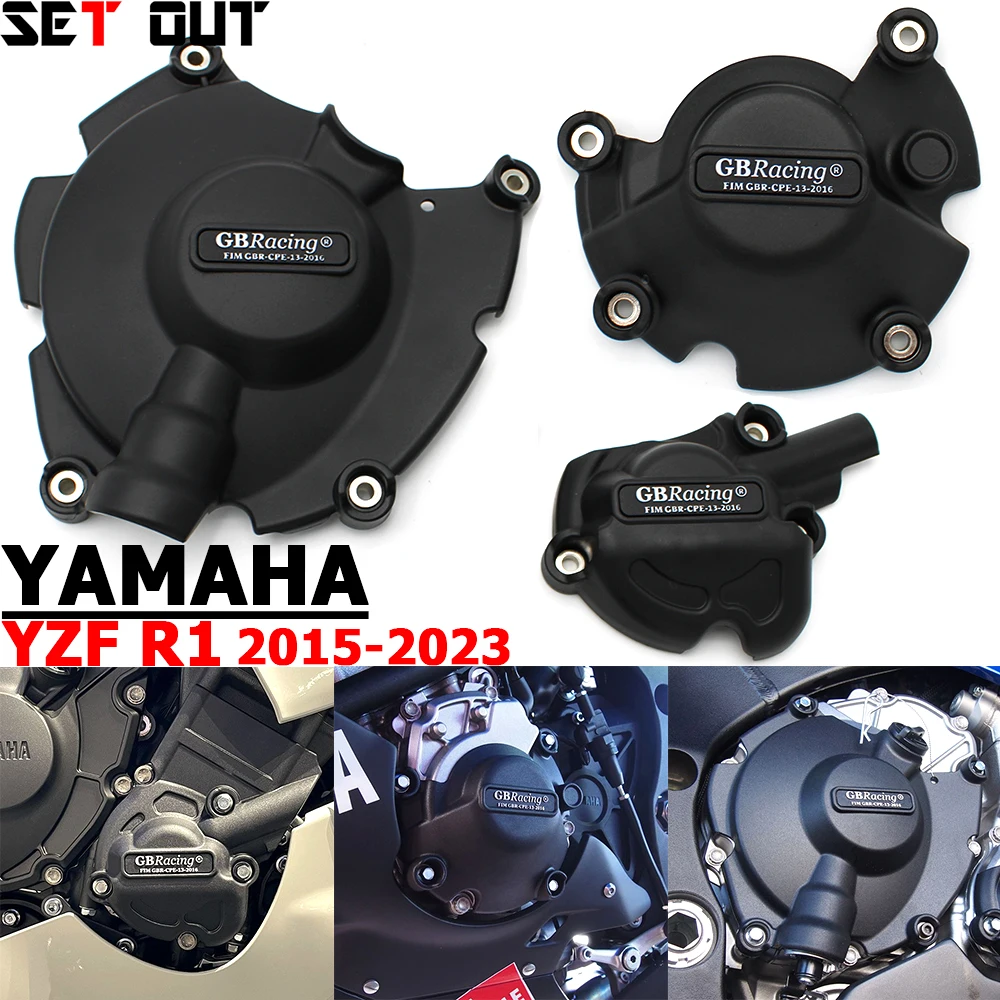 

Для YAMAHA YZF R1 R1M 2015 2016 2017 2018 2019 2020 2021 2022 2023 yzf r1 r1m аксессуары для мотоциклов Защитная крышка двигателя