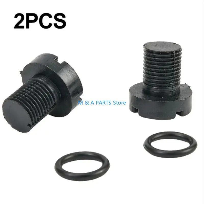 U1JF High Performances Plastic Bleeder Screws with Included O Rings 11537793373 Coolant Air Bleed Screws Set Designed for Car