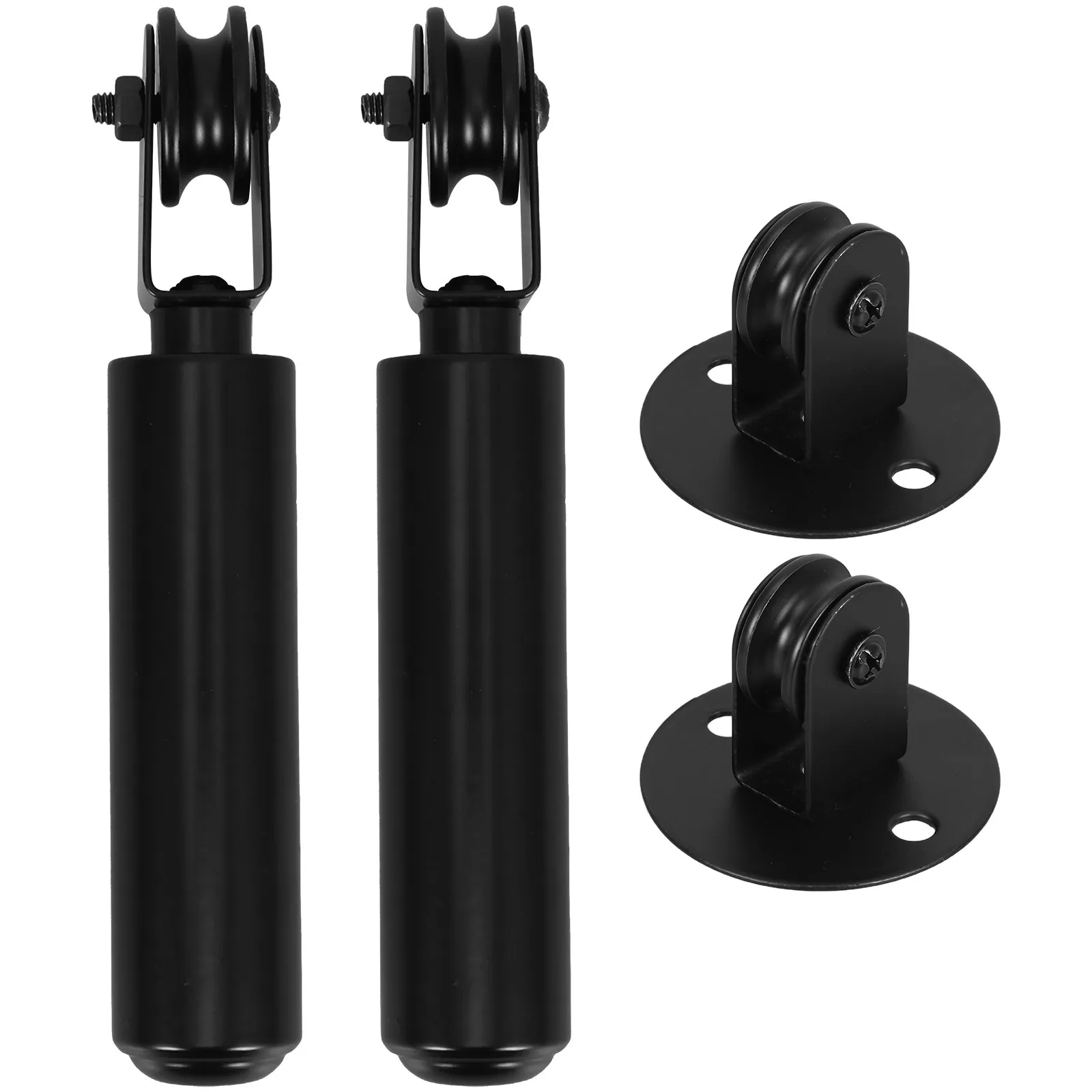 

2Set Ceiling Mounted Pulley Wheel for Chandelier and Pendant Light Adjustable Height Suspension System Heavy Duty Steel