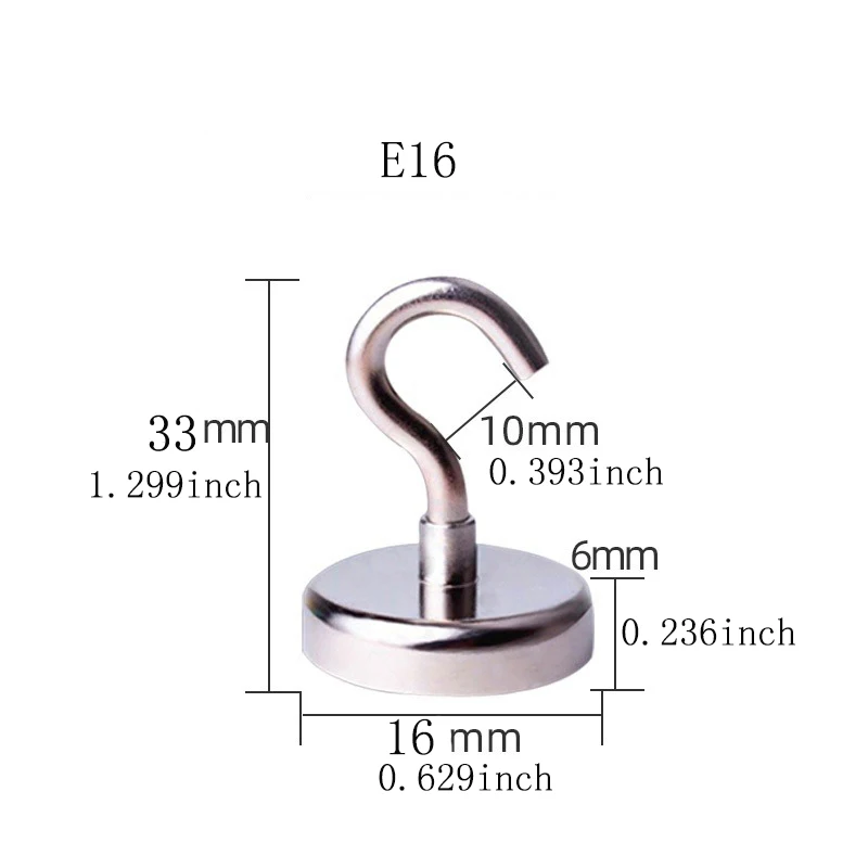 Strong Magnetic Multi-Purpose Hooks, Storage Hooks, Home, Kitchen, Bar, Key Storage Hooks, Bathroom Hangers, 10Pcs, E16