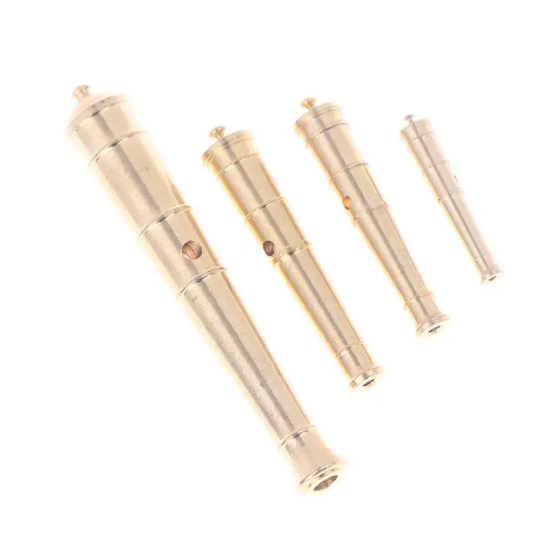 

CNC Brass Ship Cannon Set 4 Sizes-Machined Cannonades for Ancient Ship Models,Artillery for Sailboat&Galleon Displays