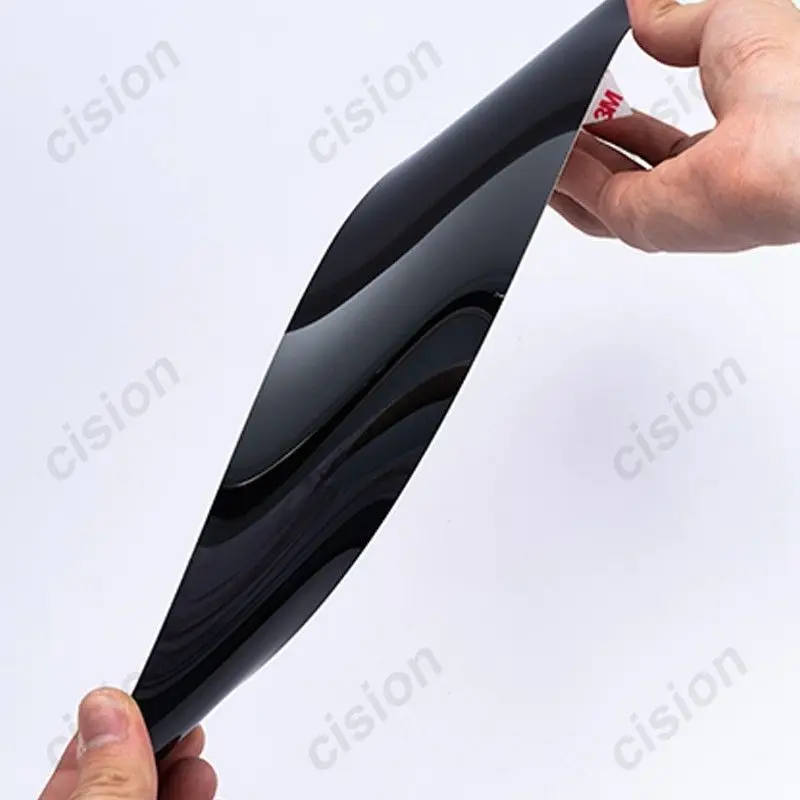 For Toyota Raize 2020-2022 Mirror Effect Car Window Door Column BC Pillar Post Cover Trim Carbon Fiber Black PC Material Sticker