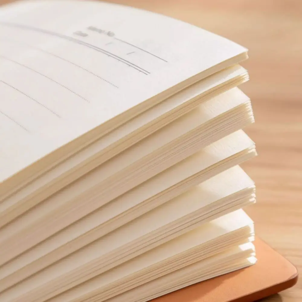 

Makeasy Detachable Metal Clip A5 Notebook 100 Sheets Leather Cover Refillable Notebook Hardcover 200 Pages Writing Diary School