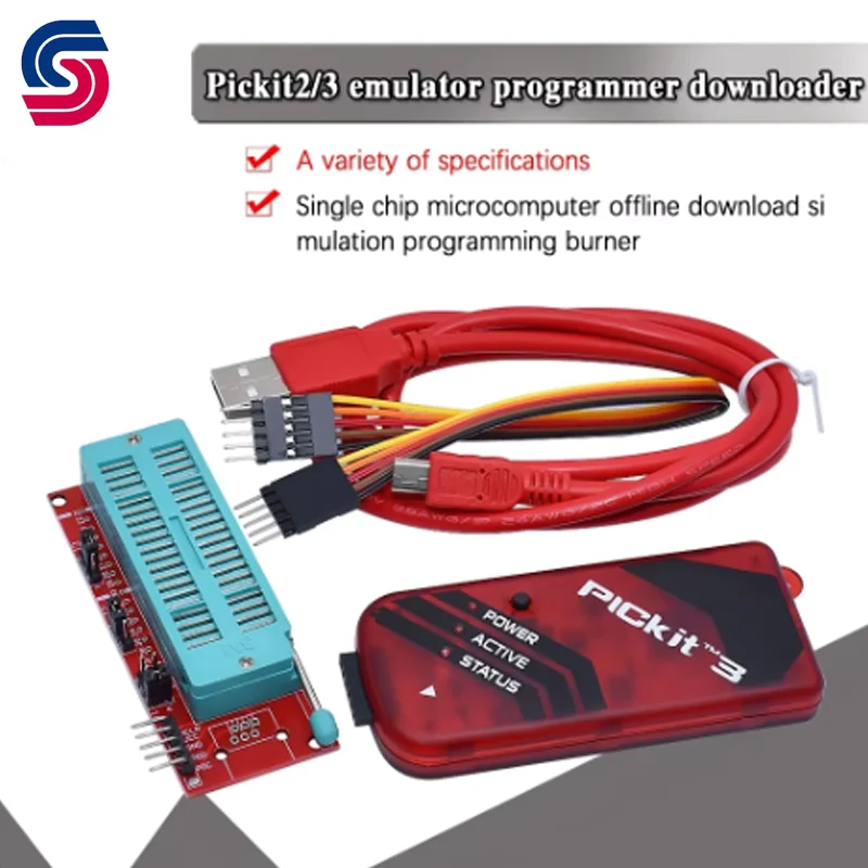 PICKit2 PICKIT3 PICKit3.5 Programmer + PIC ICD2 PICKit 2 PICKIT 3 PICKIT 3.5 Programming Adapter Universal Programmer Seat