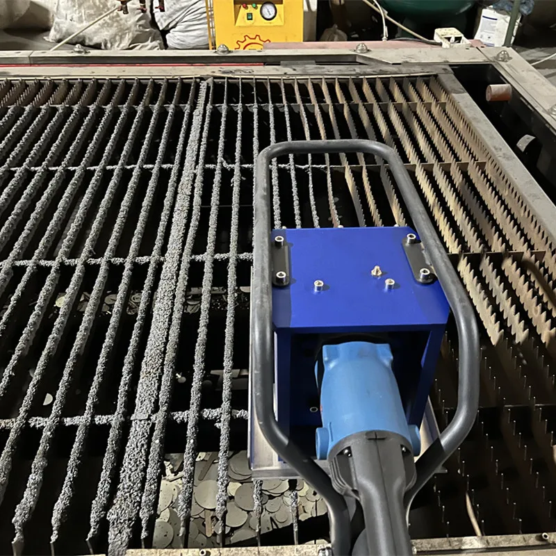 Budget-Friendly Rack And Pinion Laser Slat Cleaning Machine With Motor 220V Slag Remover For Manufacturing Plant