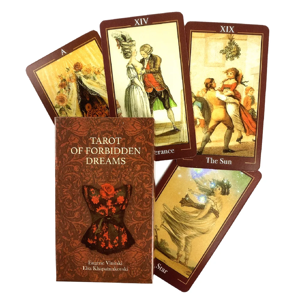 English Borderless Edition Rider Tarot Cards Friend Party Playing Board Game Oracle Deck