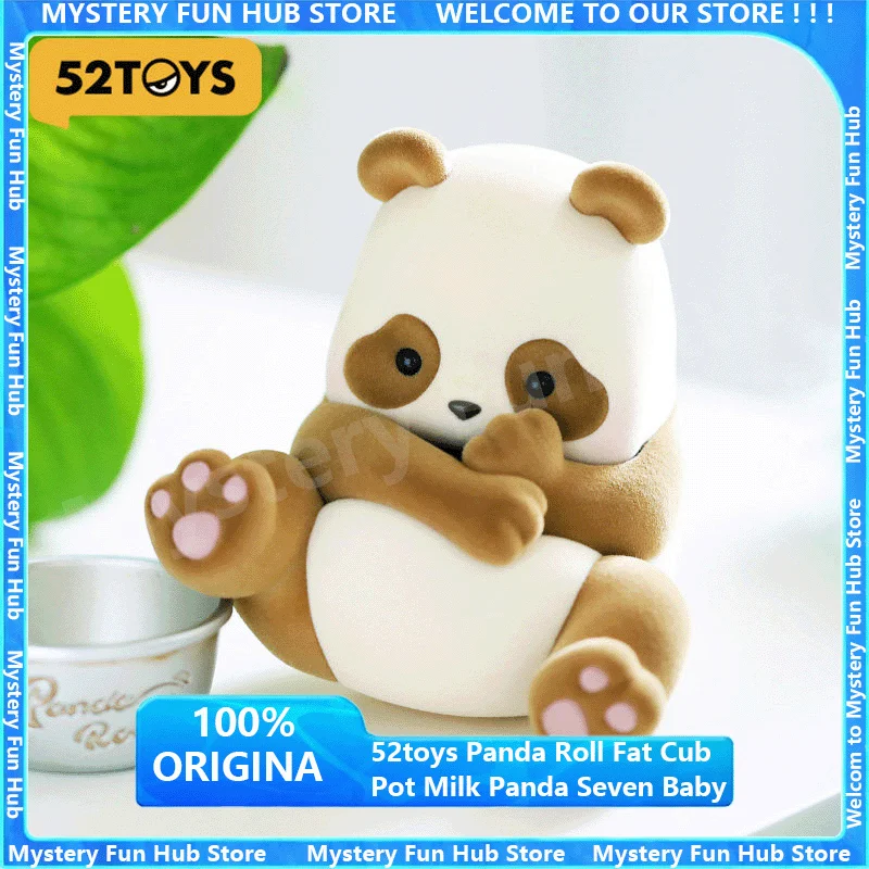 

Original 52toys Panda Roll Fat Cub Pot Milk Panda Seven Baby Action Figure Cute Anime Kawaii Gk Model Doll Toys Birthday Gifts