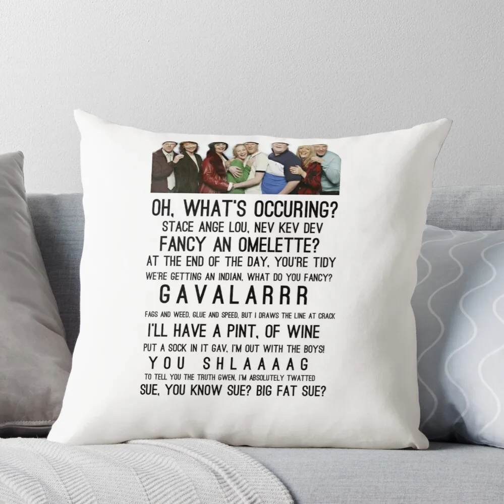 

gavin and stacey Throw Pillow Decorative Sofa Cushion Decorative Cushions For Living Room