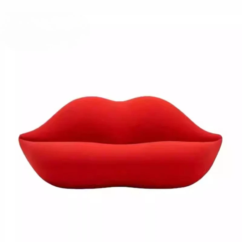 

Red lip sofa living room beauty salon reception room clothing store