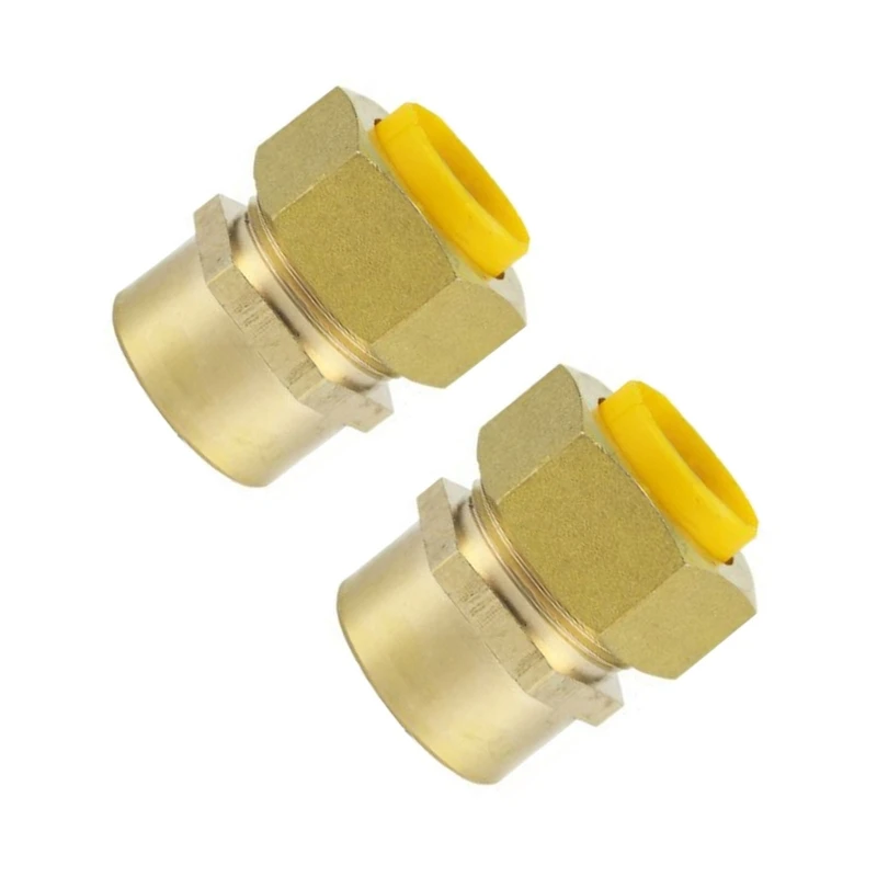 2PCS 3/4インチブラスアダプタークイック接続43mm用のガスファイアピットウォーターヒーターM4yd