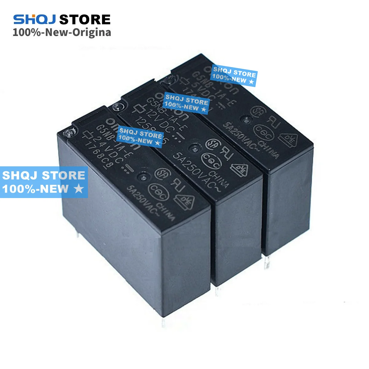 SHQJ STORE 100%-NEW 20PCS G5NB-1A-E 12VDC 24VDC 5VDC 4PIN 5A 1NO RELAY Original