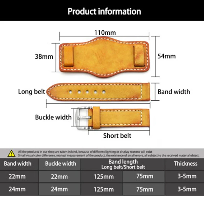 Retro Hand Made Strap For Watches With Mat Wrist Protection Watchband Women Men Watch Strap Soft Material Bracelet Belt Parts