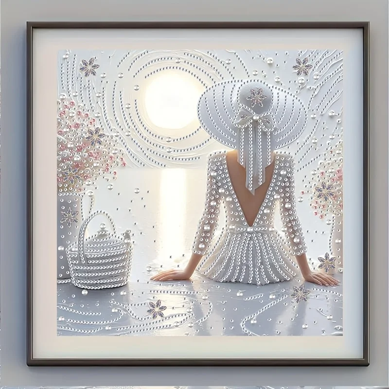 Sunset Scenery Diamond Painting Kit, DIY Craft, partially inlaid with irregular diamonds, suitable for home decoration in the li