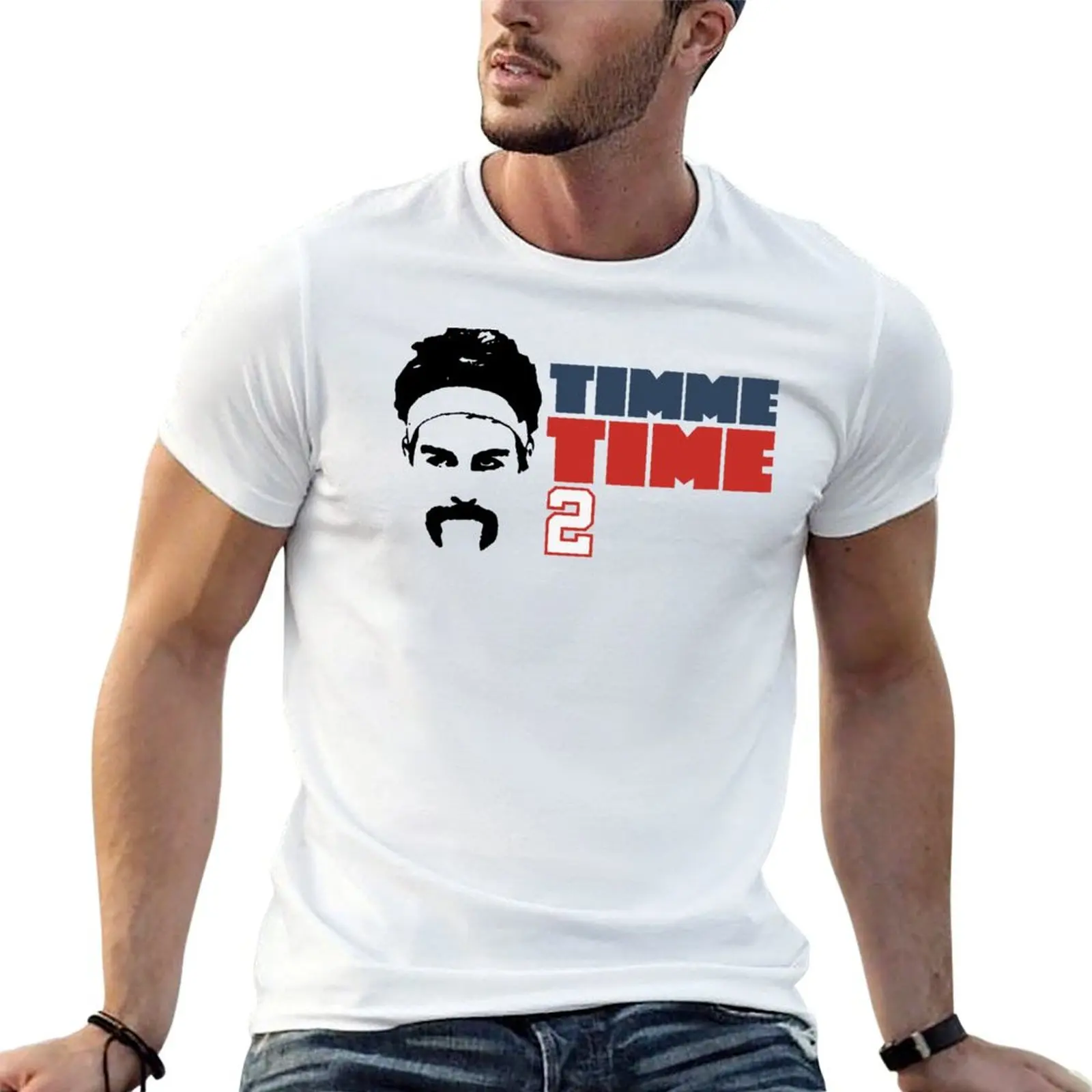 

Drew Timme // Timme Time T-Shirt cotton t shirts man 100% t shirt man plain T-Shirt