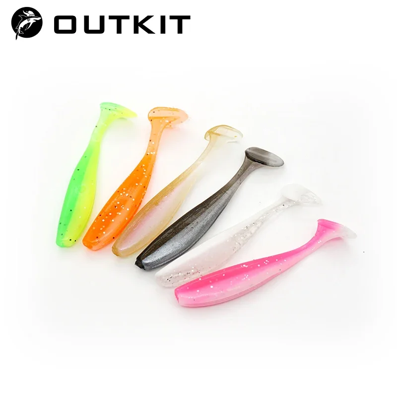 New 10pcs Wobblers mini Ocean Rock Fishing Soft Lures Rubber Soft Baits 3.5/4.5cm Soft Worm Artificial Baits Bass Silicone Fish