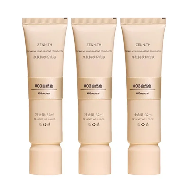 ZENN.TH/zennth Formaggio Fondotinta impeccabile Correttore a lunga tenuta Cura della pelle a lunga durata bb Cream Trucco femminile Cosmetici di bellezza rara