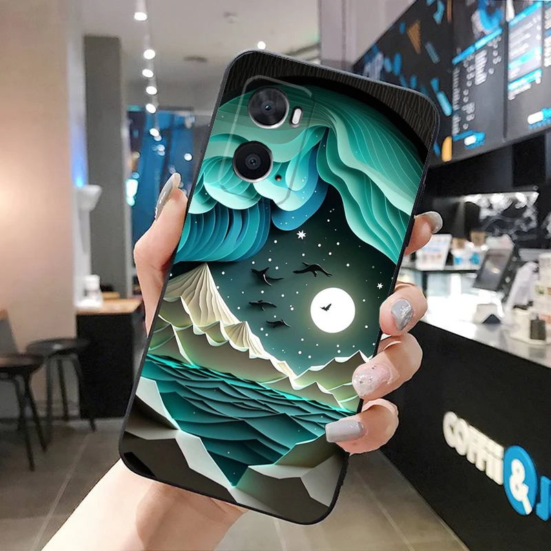 حافظة هاتف فنية للمناظر الطبيعية لهاتف OPPO Realme 10 Pro Plus GT 2 Pro X2 Pro XT C25S 8 7 6 Pro 6i GT Master C3 C21 C21Y X3 SuperZoom #2