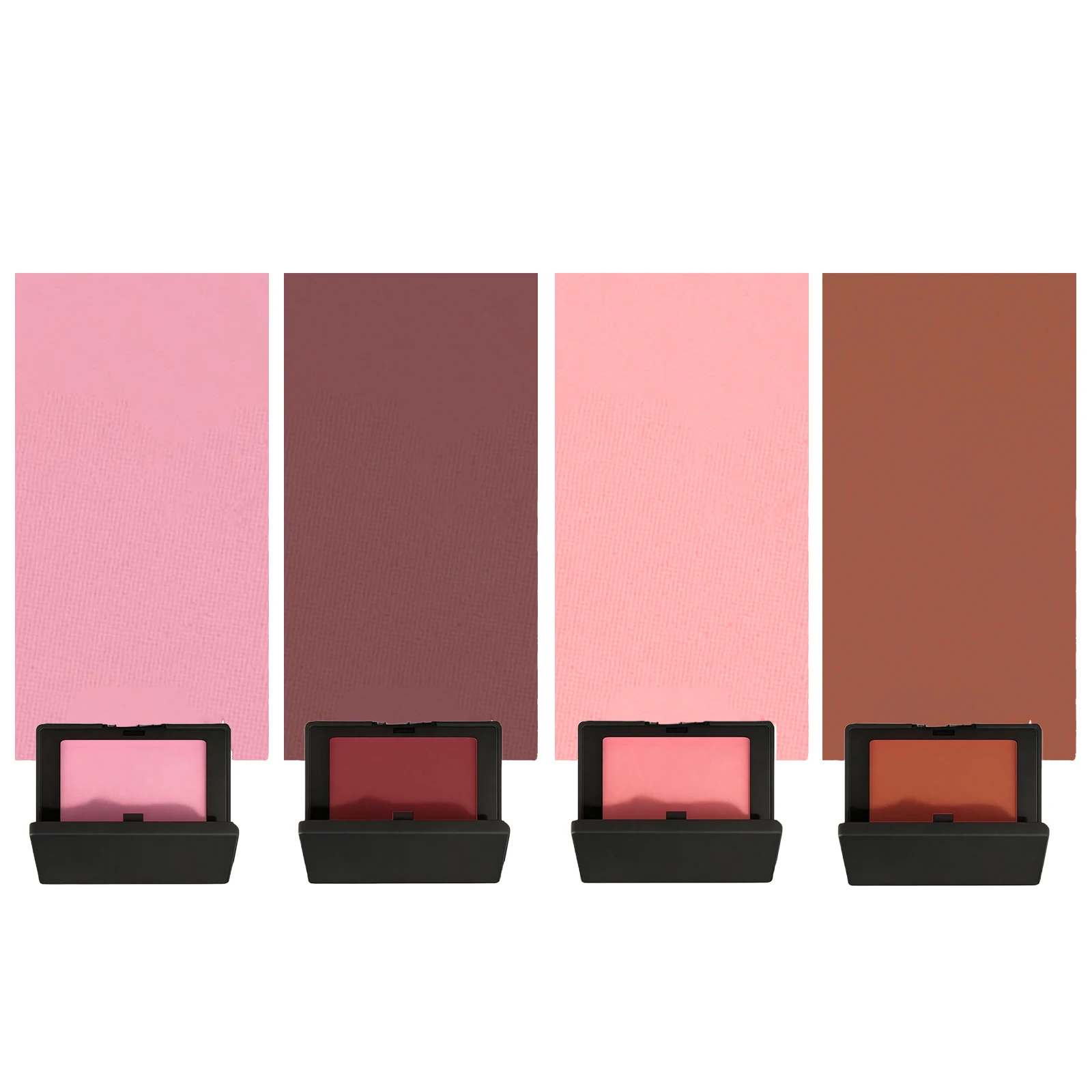 Palette de fards à joues monochromes mat, doux, soyeux, pêche, couleur des joues, Contour du visage, maquillage, Rouge longue durée, cosmétiques