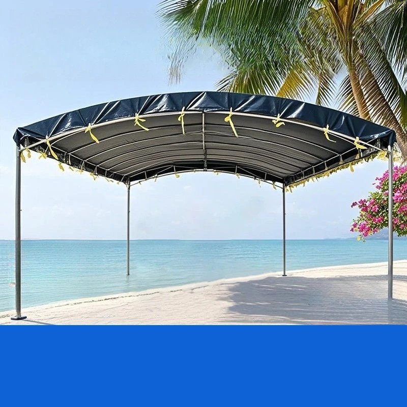 Bold and thickened outdoor parking awning thickened tarpaulin tent mobile banquet canopy stall